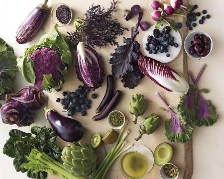 Az utóbbi időben nagy népszerűségnek örvend az úgynevezett lila diéta, amely a lila, bíbor és kék színű gyümölcsök, zöldségek fogyasztását javasolja. Ezek az élelmiszerek az antocianin tartalmuknak köszönhetően elősegítik a fogyást, antioxidánsaik pedig v