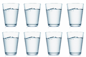 8 pohár víz a szervezetbe
