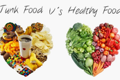 Egészséges ételek vs egészségtelen ételek 